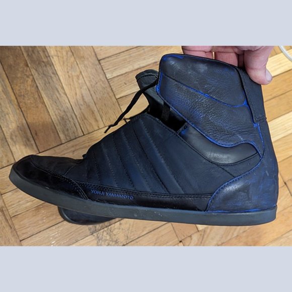 Y-3 Black High-Top Athletic Shoes - Picture 9 of 13